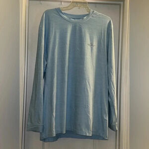 Greg Norman Play Dry Long Sleeve Tee Fish Shirt